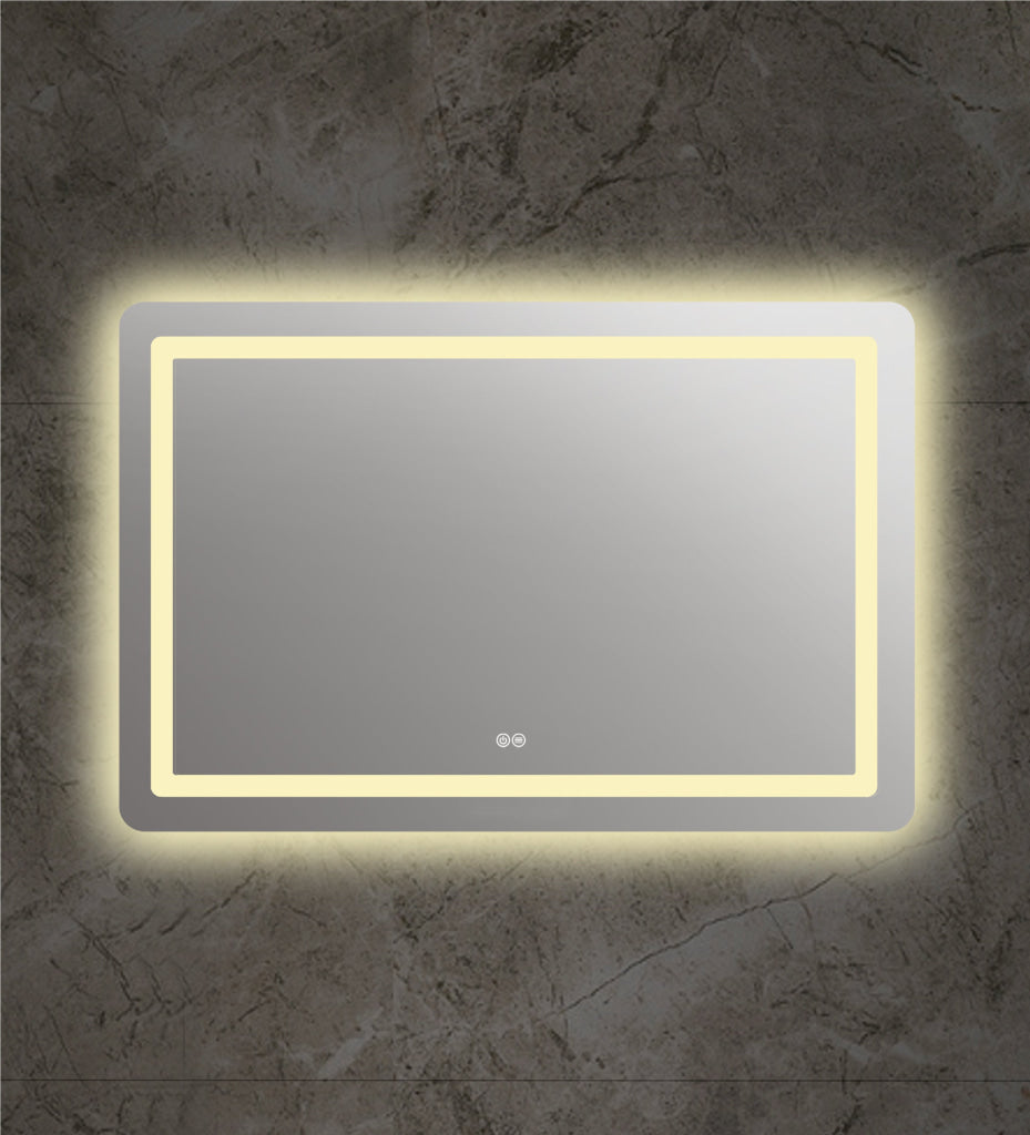Lighting SPECULO Back Lit LED Mirror 4000K Warm White 36" Wide