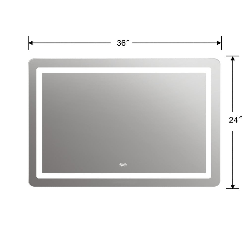 Lighting SPECULO Back Lit LED Mirror 4000K Warm White 36’’ Wide CHL-CH9M002BW36-LRT