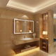 Rectangle Glass Mirror with Curved Corners and White LED Light Clear CHL-CH9M002ED30-LRT