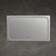 Rectangle Glass Mirror with Warm White LED Light Clear CHL-CH9M004BW36-LRT
