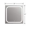 Lighting SPECULO Embedded LED Mirror 6000K Daylight White 24’’ Wide CHL-CH9M004ED24-LSQ