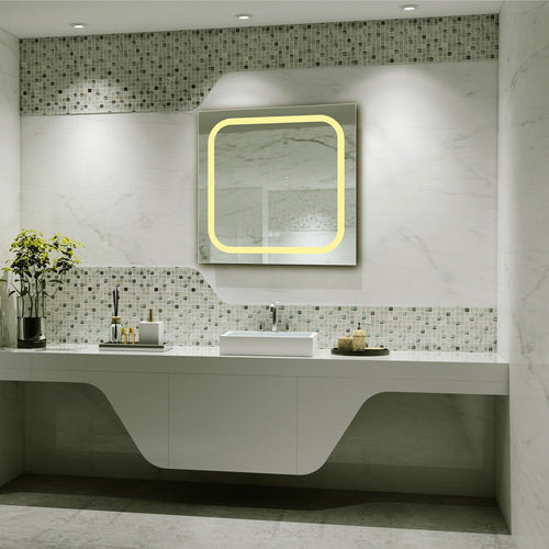 Lighting SPECULO Embedded LED Mirror 4000K Warm White 24" Wide