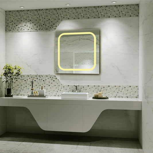 Lighting SPECULO Embedded LED Mirror 4000K Warm White 24" Wide