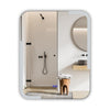 Luminosity Back Lit Rectangular Touchscreen Led Mirror 3 Color Temperatures 3000K-6000K 30’’ Height CHL-CH9M012BL30-VRT