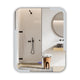 Luminosity Back Lit Rectangular Touchscreen Led Mirror 3 Color Temperatures 3000K-6000K 30’’ Height CHL-CH9M012BL30-VRT
