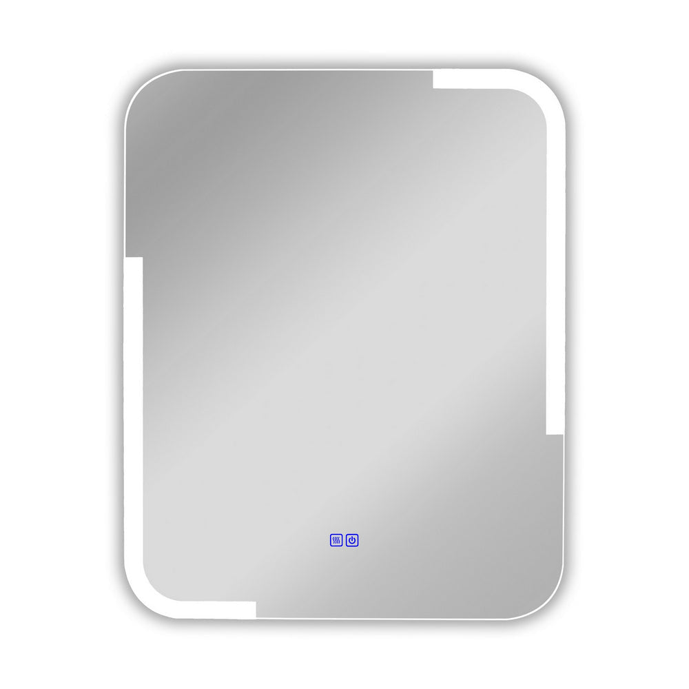 Luminosity Back Lit Rectangular Touchscreen Led Mirror 3 Color Temperatures 3000K-6000K 30" Height