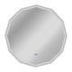 Luminosity Back Lit Dodecagon Touchscreen Led Mirror 3 Color Temperatures 3000K-6000K 32’’ Wide CHL-CH9M013BL32-RND