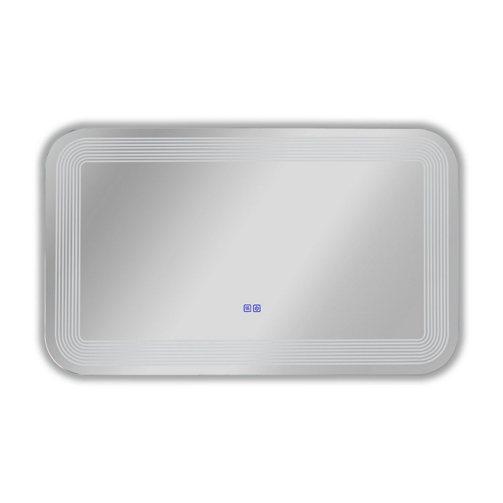 Luminosity Back Lit Rectangular Touchscreen Led Mirror 3 Color Temperatures 3000K-6000K 39’’ Wide CHL-CH9M018BL39-HRT