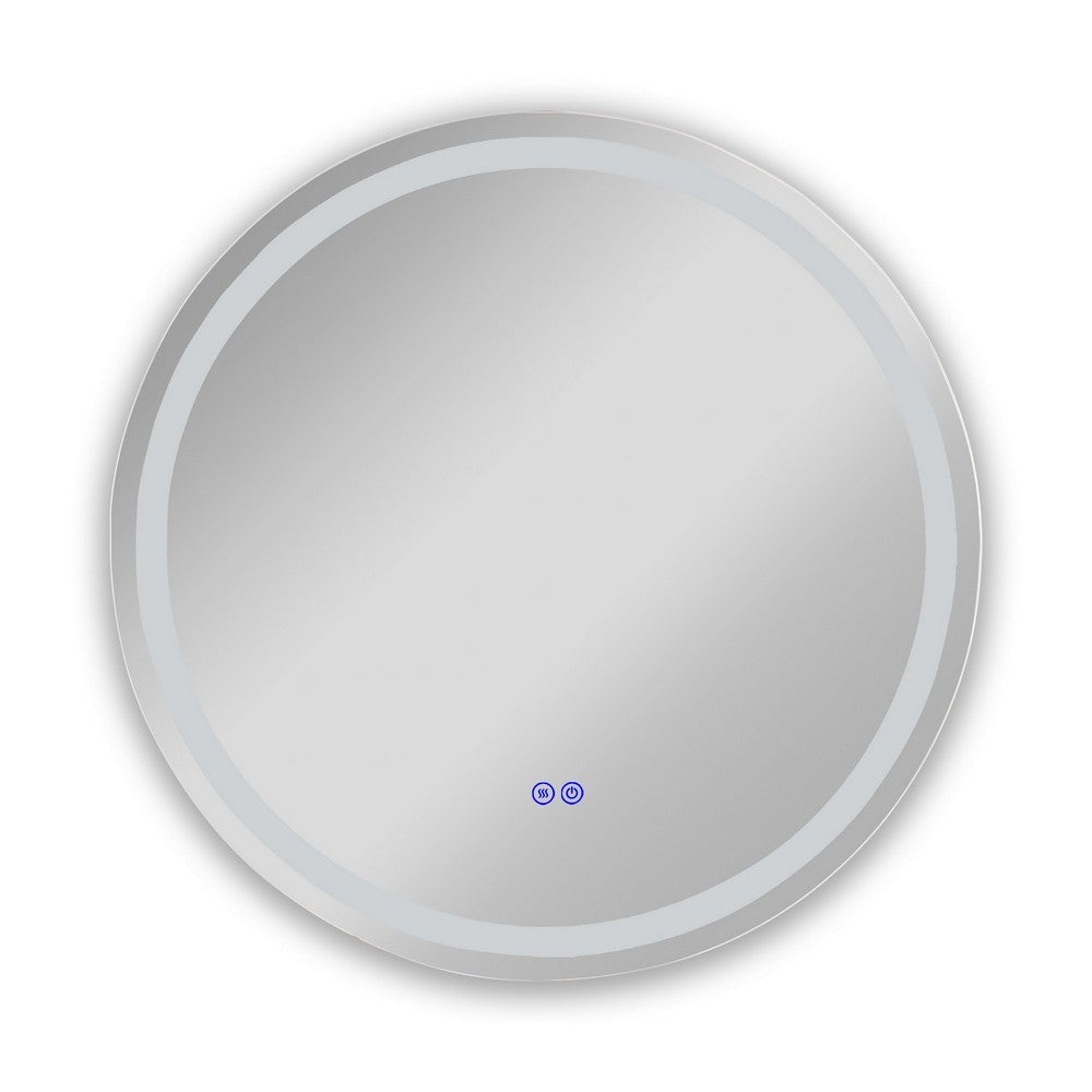 Luminosity Back Lit Round Touchscreen Led Mirror 3 Color Temperatures 3000K-6000K 24’’ Wide CHL-CH9M042BL24-RND