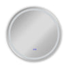 Luminosity Back Lit Round Touchscreen Led Mirror 3 Color Temperatures 3000K-6000K 28’’ Wide CHL-CH9M042BL28-RND