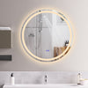 Luminosity Back Lit Round Touchscreen Led Mirror 3 Color Temperatures 3000K-6000K 28’’ Wide CHL-CH9M042BL28-RND