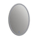 28 Inch Oval Shape Mirror with Backlit LED Strip Silver CHL-CH9M052BD42-LOV