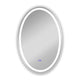 Luminosity Back Lit Oval Touchscreen Led Mirror 3 Color Temperatures 3000K-6000K 36" Height