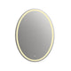 28 Inch Oval Shape Mirror with 4000K LED Strip Silver CHL-CH9M052BW42-LOV