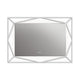 39 Inch Rectangular Mirror with Backlit LED Strip Silver CHL-CH9M054BD39-LRT