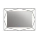 39 Inch Rectangular Mirror with Backlit LED Strip Silver CHL-CH9M054BD39-LRT