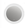 30 Inch Round Mirror with Backlit LED Strip Silver CHL-CH9M057BD30-LRD