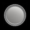 30 Inch Round Mirror with Backlit LED Strip Silver CHL-CH9M057BD30-LRD