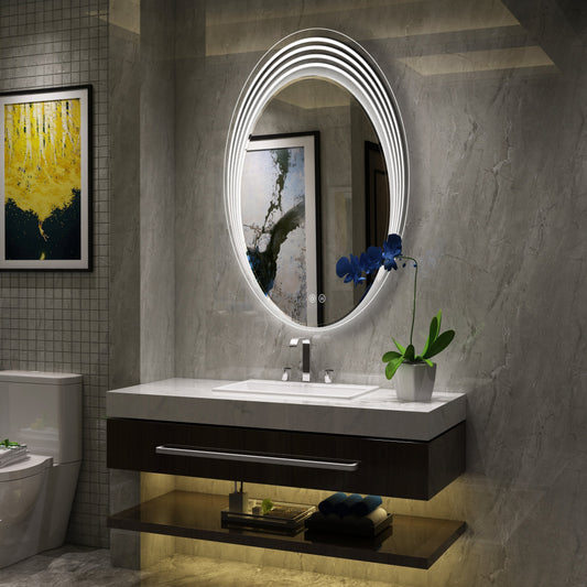 Lighting SPECULO Back Lit LED Mirror 6000K Daylight White 24" Wide