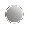 24 Inch LED Embedded Round Glass Mirror, Daylight White