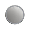 28 Inch LED Embedded Round Glass Mirror Warm White CHL-CH9M076EW28-LRD