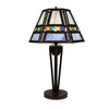 CHRT001BB14-TL1 Dark Coffee + Brush Gold Table Lamp