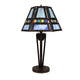 CHRT001BB14-TL1 Dark Coffee + Brush Gold Table Lamp