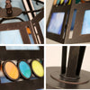 CHRT001BB14-TL1 Dark Coffee + Brush Gold Table Lamp