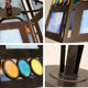 CHRT001BB14-TL1 Dark Coffee + Brush Gold Table Lamp