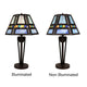 CHRT001BB14-TL1 Dark Coffee + Brush Gold Table Lamp