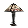CHRT002WB16-TL2 Black + Brush Gold Table Lamp