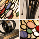 CHRT002WB16-TL2 Black + Brush Gold Table Lamp
