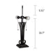 CHRT002WB16-TL2 Black + Brush Gold Table Lamp