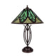 CHRT004GB18-TL2 Dark Coffee + Brush Gold Table Lamp
