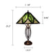 CHRT004GB18-TL2 Dark Coffee + Brush Gold Table Lamp