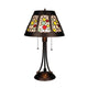 CHRT005GB14-TL2 Dark Coffee + Brush Gold Table Lamp