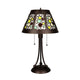 CHRT005GB14-TL2 Dark Coffee + Brush Gold Table Lamp