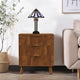 CHRT006AB16-TL2 Dark Coffee + Brush Gold Table Lamp
