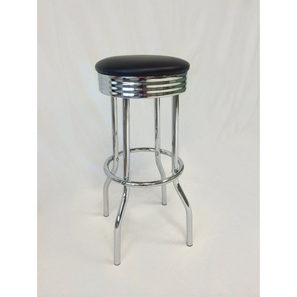 Retro Swivel Bar Stool Set of 2 By Casagear Home CWM-3904