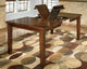 Fori Counter Height Table w Butterfly Leaf | 60-78" Light Brown Top