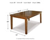 Fori Counter Height Table w Butterfly Leaf | 60-78" Light Brown Top