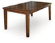 Fori Counter Height Table w Butterfly Leaf | 60-78" Light Brown Top