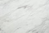 Wesley 5pc Counter Height Dining Table Set | White Faux-Leather | Faux Marble | Dark Brown