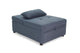 Jiya Convertible Sofa Chair to Single Bed, Soft Blue Fabric, 76"