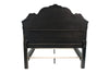 King Bed | Splendidly Carved | Dark Walnut & Veneer