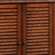 Shoe Cabinet | Double Door Solid Wood | Block Legs | Brown FOA-CM-AC213A