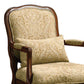 Waterville Traditional Accent Fabric Chair With Pillow Dark Cherry By Casagear Home FOA-CM-AC6980