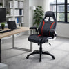 Gaming Chair | Faux Leather | Adjustable Arms & Height | Black