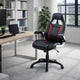 Gaming Chair | Faux Leather | Adjustable Arms & Height | Black