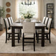 Bar Chair Set of 2 | Sania II Rustic | Ivory Linen Cream